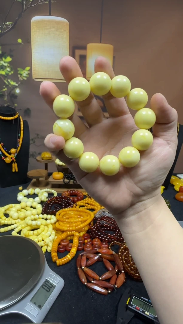 百花蜡手串卡20老蜡