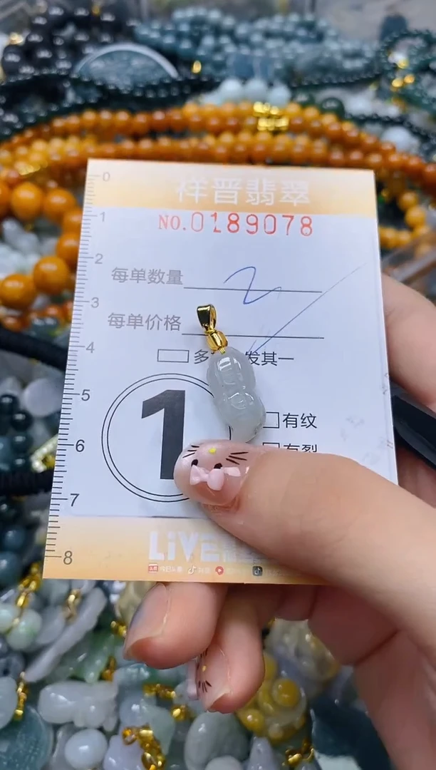 翡翠未镶嵌颈饰闪购0189078多样性发其一