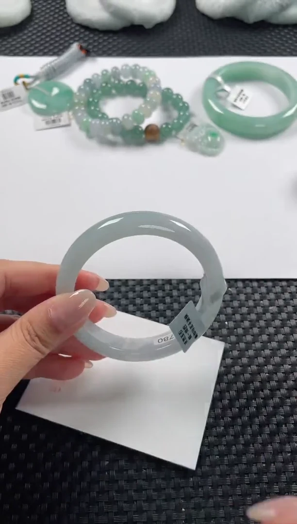 未镶嵌手镯翡翠基地发货H 0872 58+