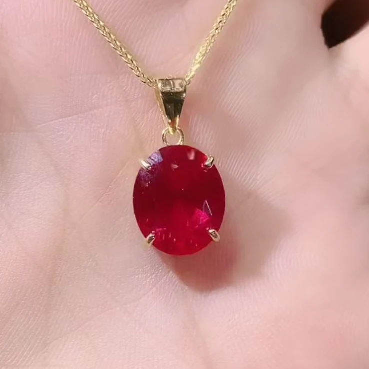 坠链均925银  S925银吊坠 大克拉重工 精切高品质 红色精品吊坠