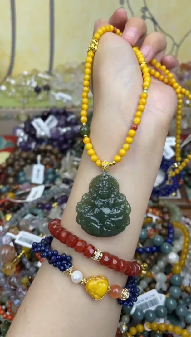 未镶嵌颈饰蜜蜡285