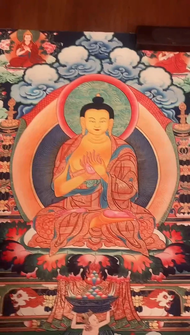 装裱画精美唐卡tk16047