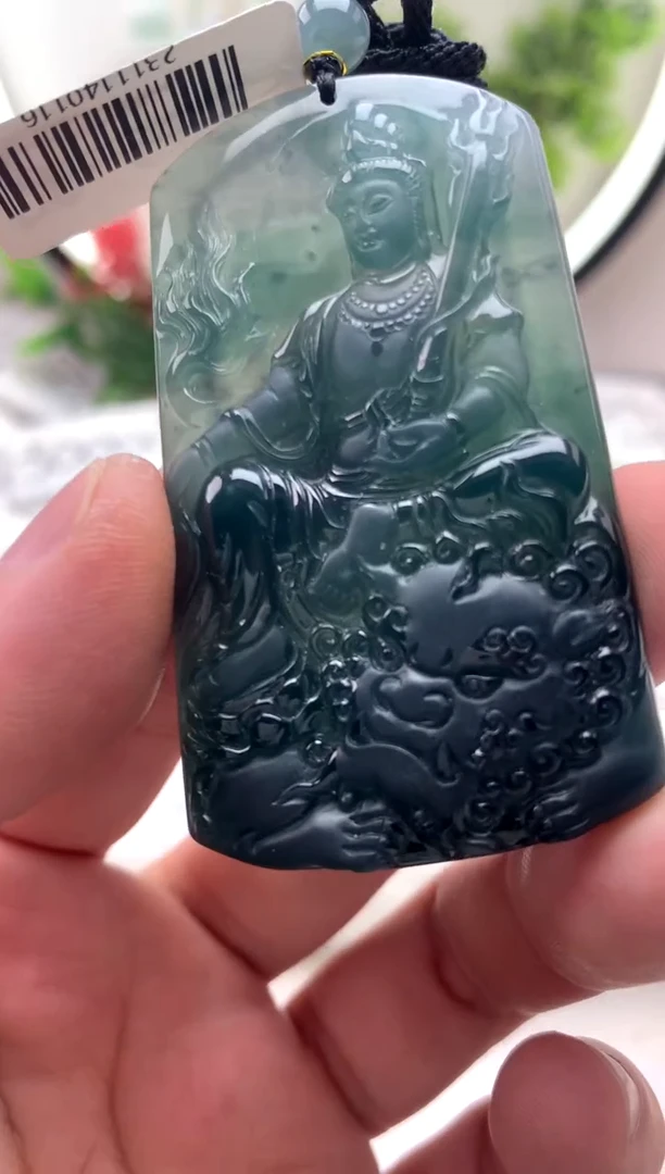 【闪购商品】翡翠颈饰未镶嵌文殊