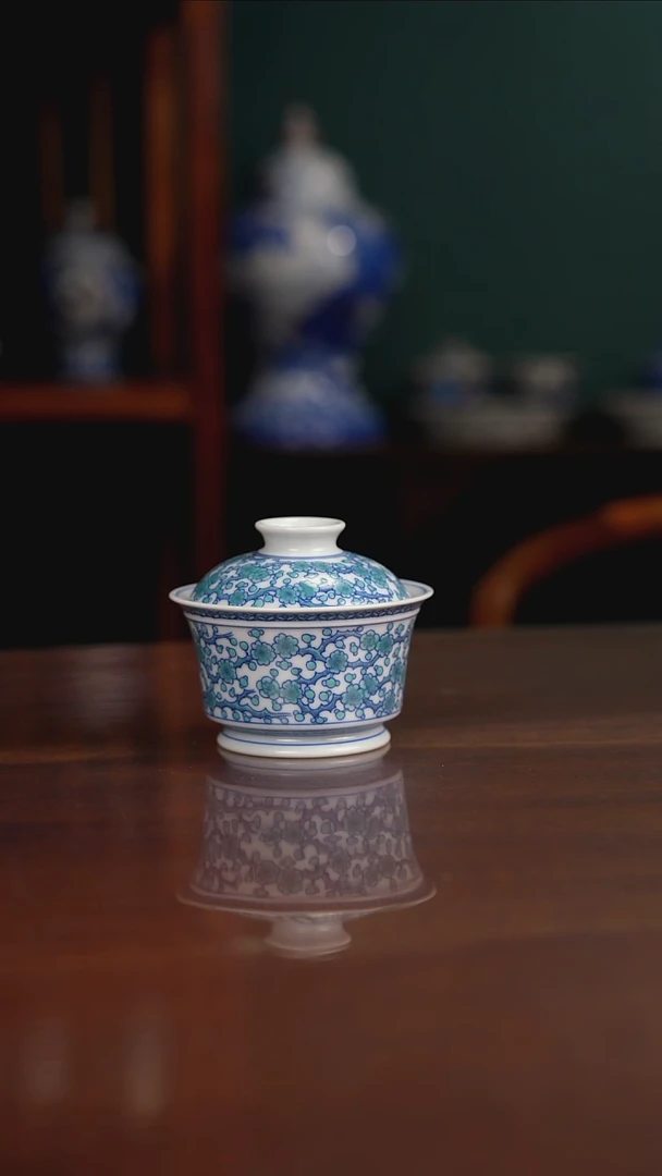 空山明月 新斗彩 梅花