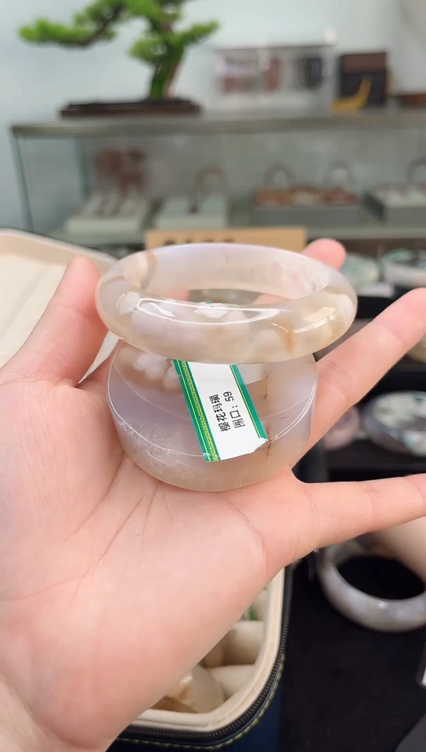 未镶嵌手镯石英质玉59圈口（赠品镯心）385549