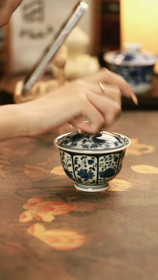 陶瓷手工手绘茶器-16