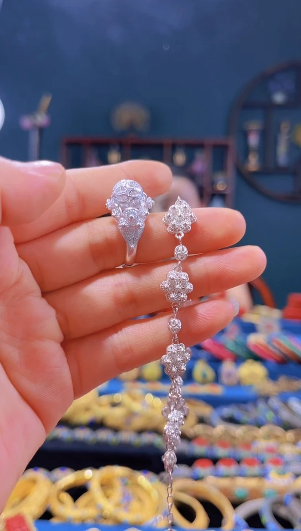 【闪购商品】非遗绝技 花丝手链+戒指
