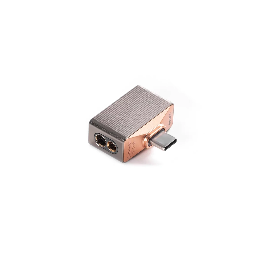 ddHiFi Mountain3 USB-C直插式无损解码耳放 3.5+4.4平衡小尾巴