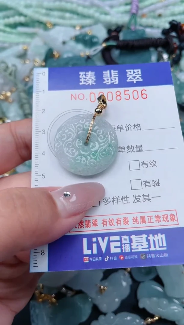 翡翠未镶嵌颈饰.0008506