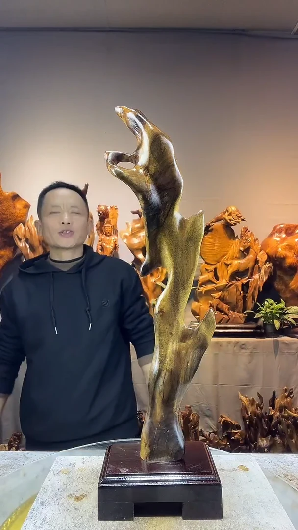 金丝楠运**坤小叶桢楠随行摆件22