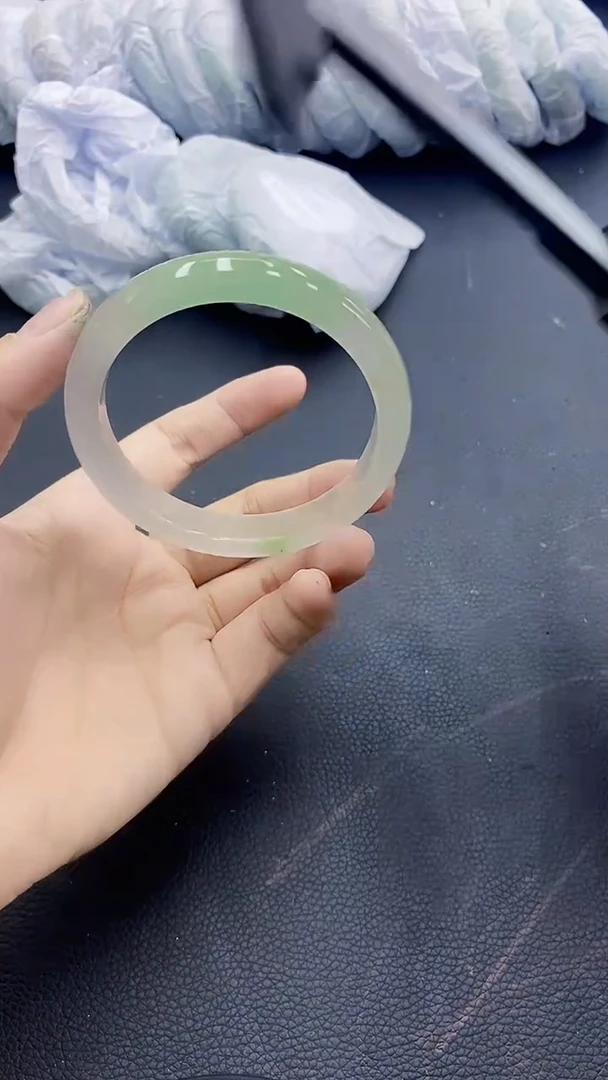 高冰透美人手镯 所见即所得142