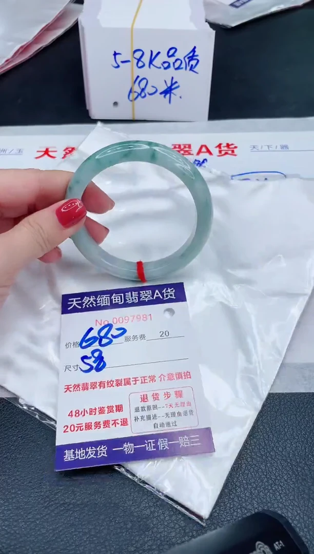 未镶嵌手镯翡翠680.00