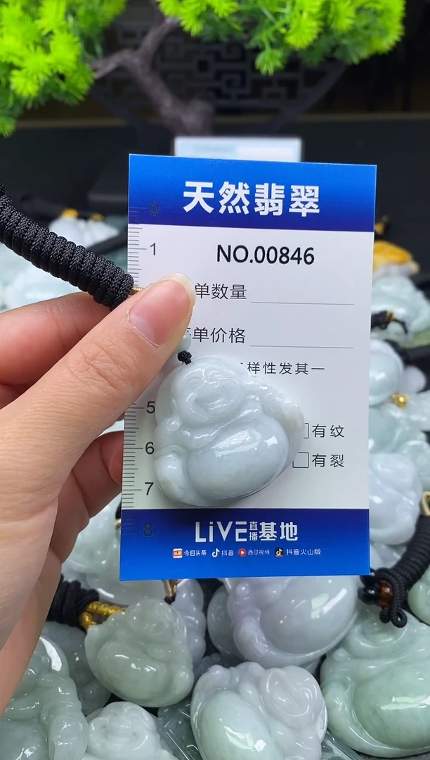 颈饰未镶嵌翡翠天然缅甸翡翠846