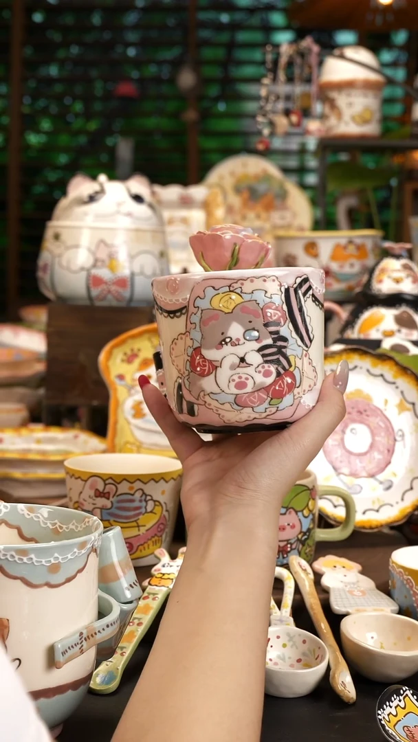 殇****开【原创设计】景德镇手绘陶瓷