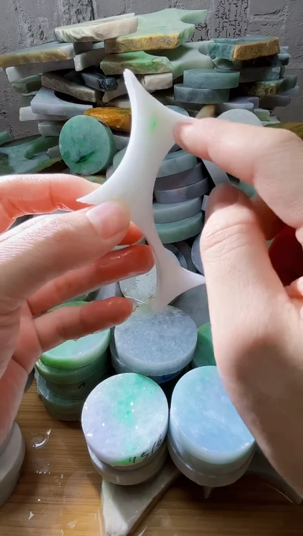 裸石翡翠天然翡翠A货古 南 255
