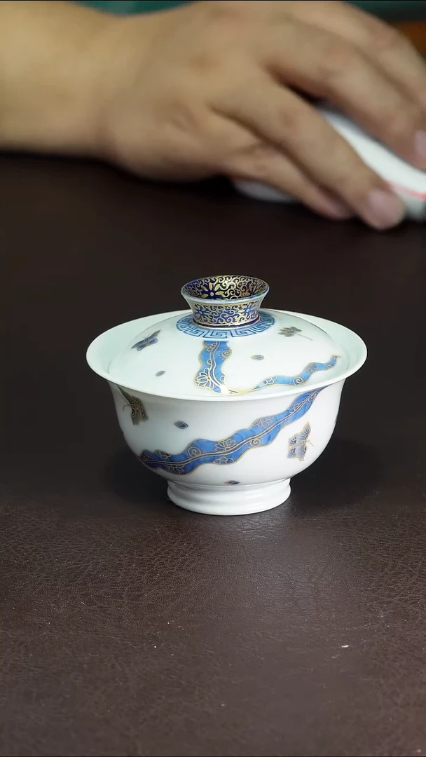 陶福利微瑕绽放盖碗150ml