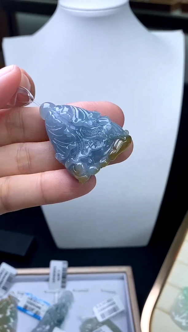 吊坠(不含链)未镶嵌翡翠白菜@@CMT0336