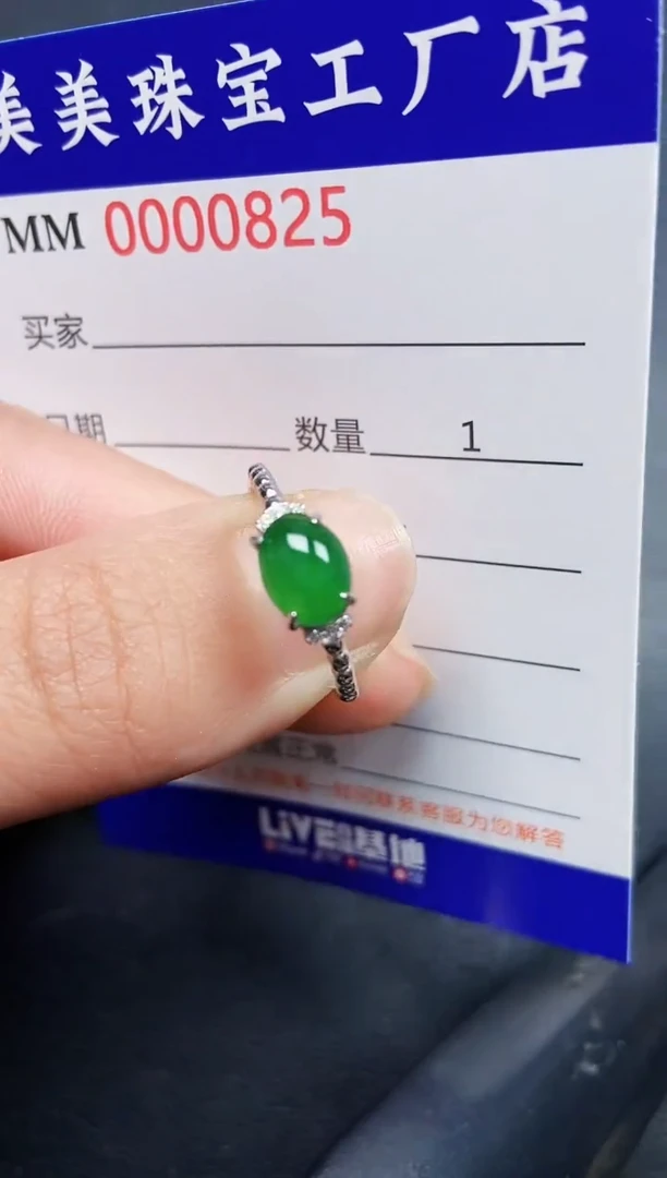 翡翠银S925镶嵌颈饰0825