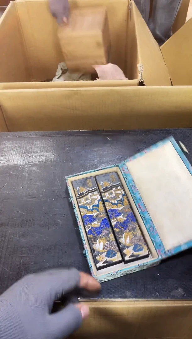 如图所示 阁集工艺品