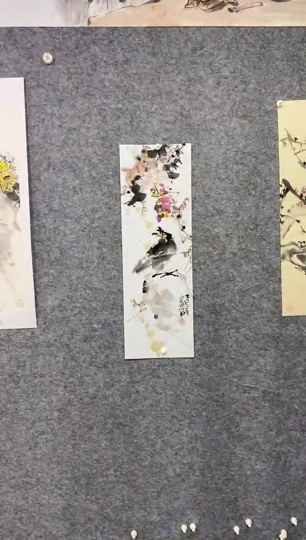 国画尚定固国画作品