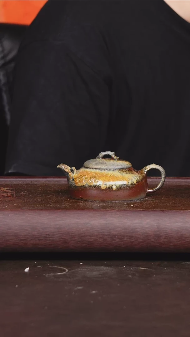 茶壶紫砂柴烧 壶