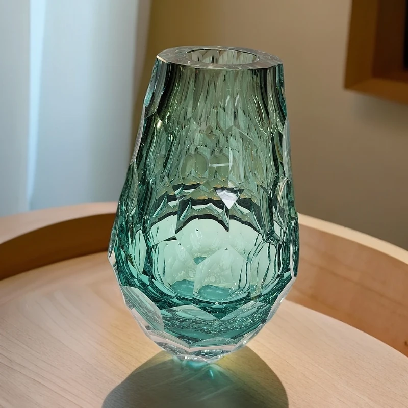 摆件插花现代客厅高档装饰品淄博花瓶插花水养家居饰品