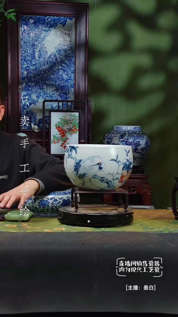 陶F****m景德镇手工手绘陶瓷