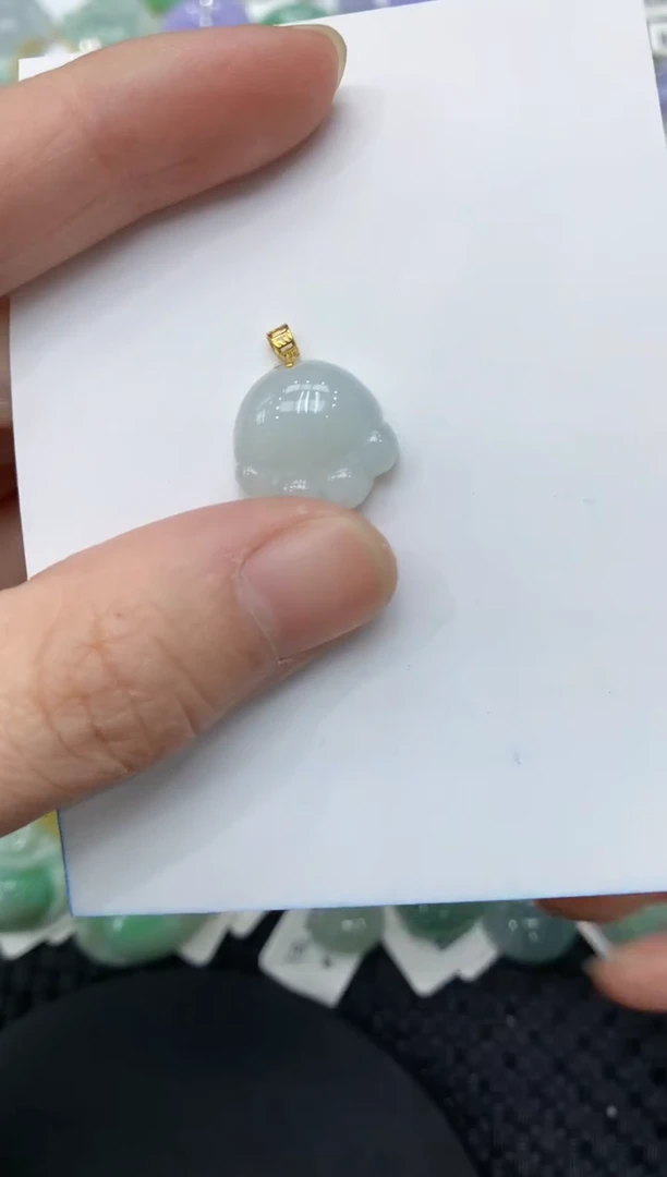 【闪购商品】翡翠颈饰18K金镶嵌11111111