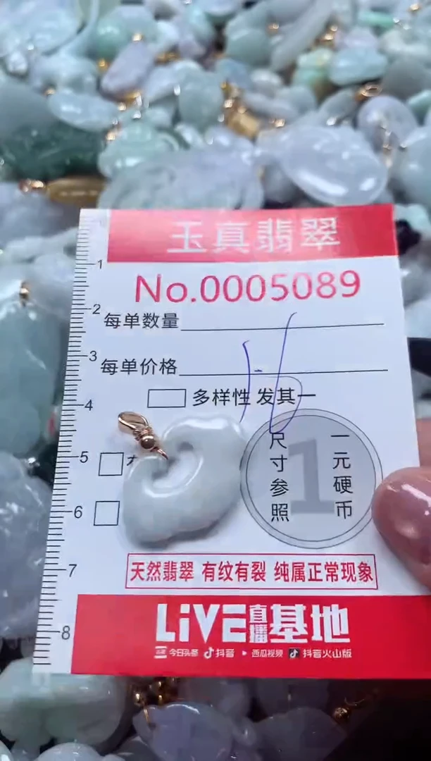 吊坠(不含链)未镶嵌翡翠5089