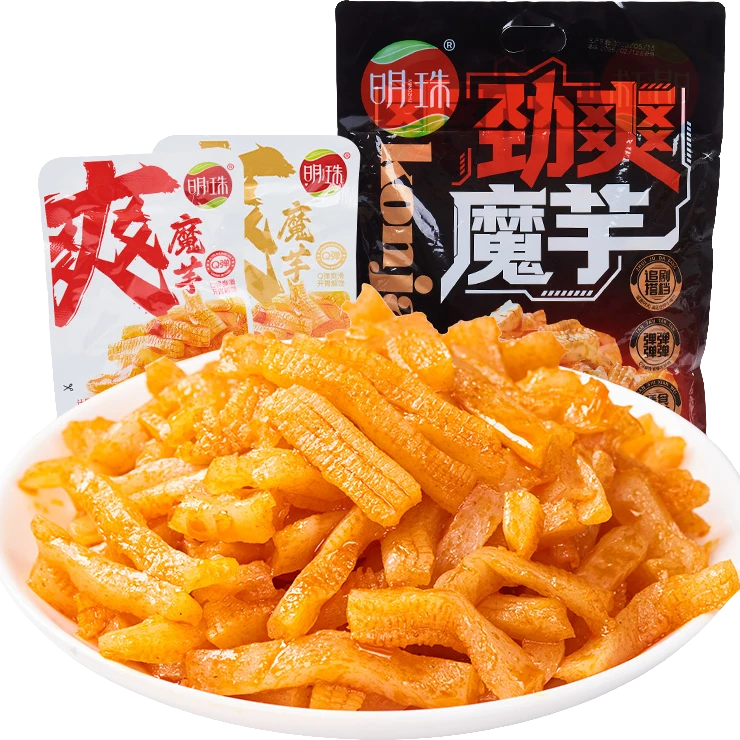 魔芋爽脆素毛肚香辣网红解馋零食办公小吃网红