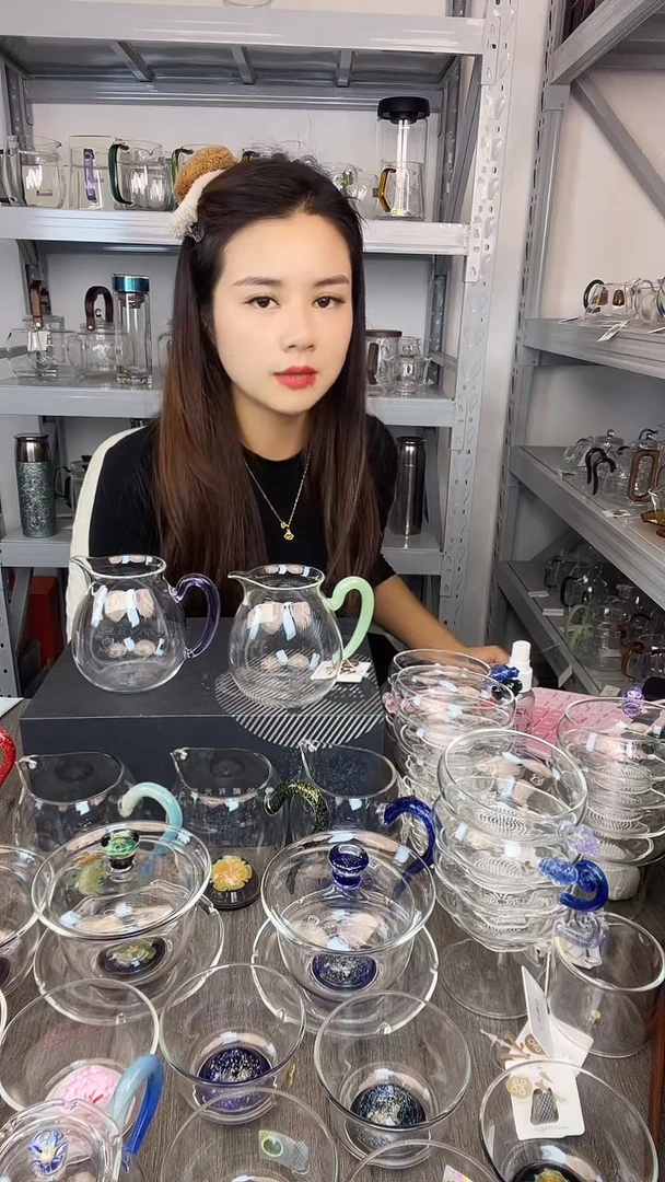 禾器 清悦浅紫色公道杯