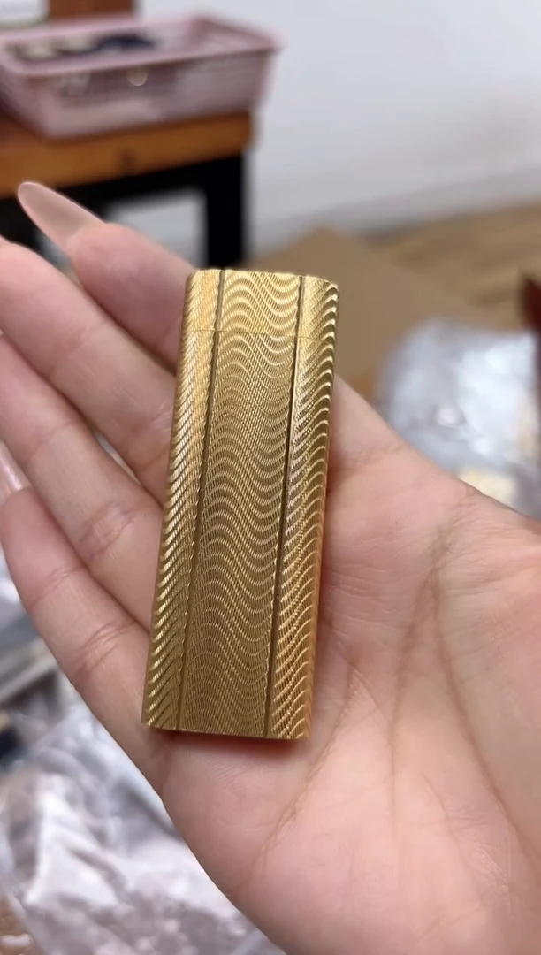 纯铜卡家金色水波纹