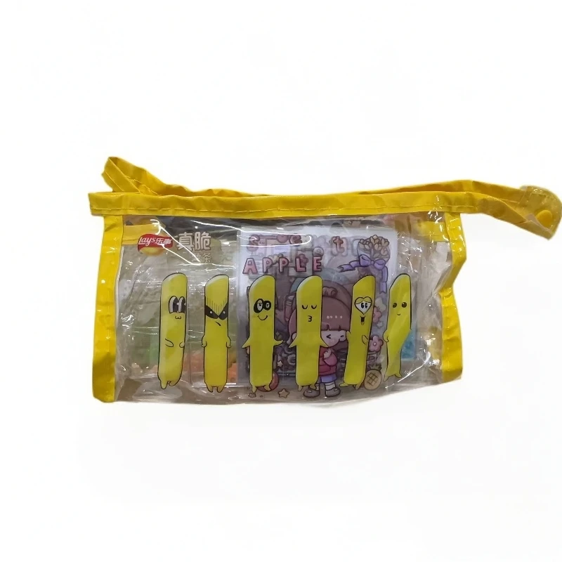 乐事真脆薯条咕卡砖学生玩具手工咕卡贴纸套装