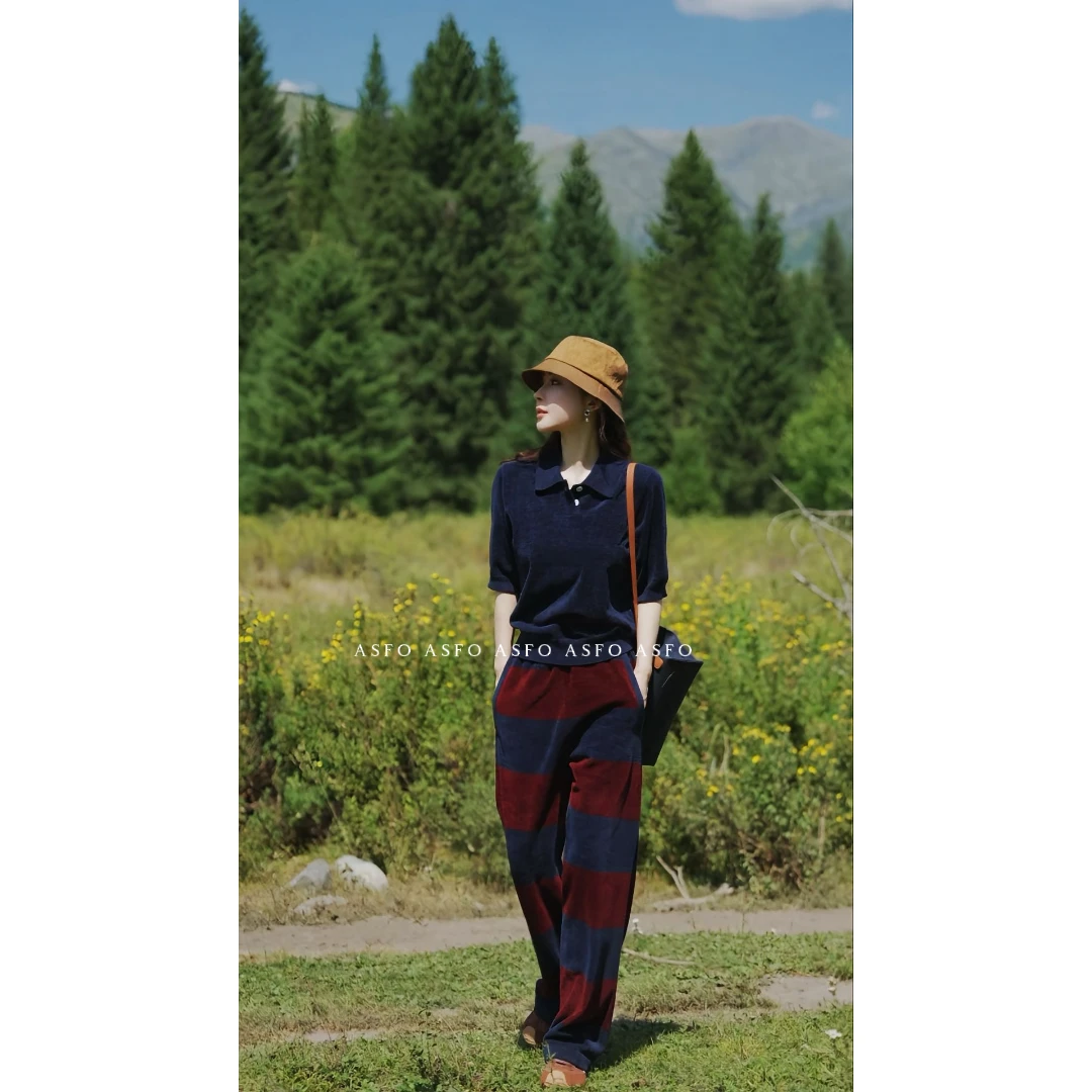 【AS小金绒】25新经典减龄老钱百搭Polo衫AS25QZZ02648