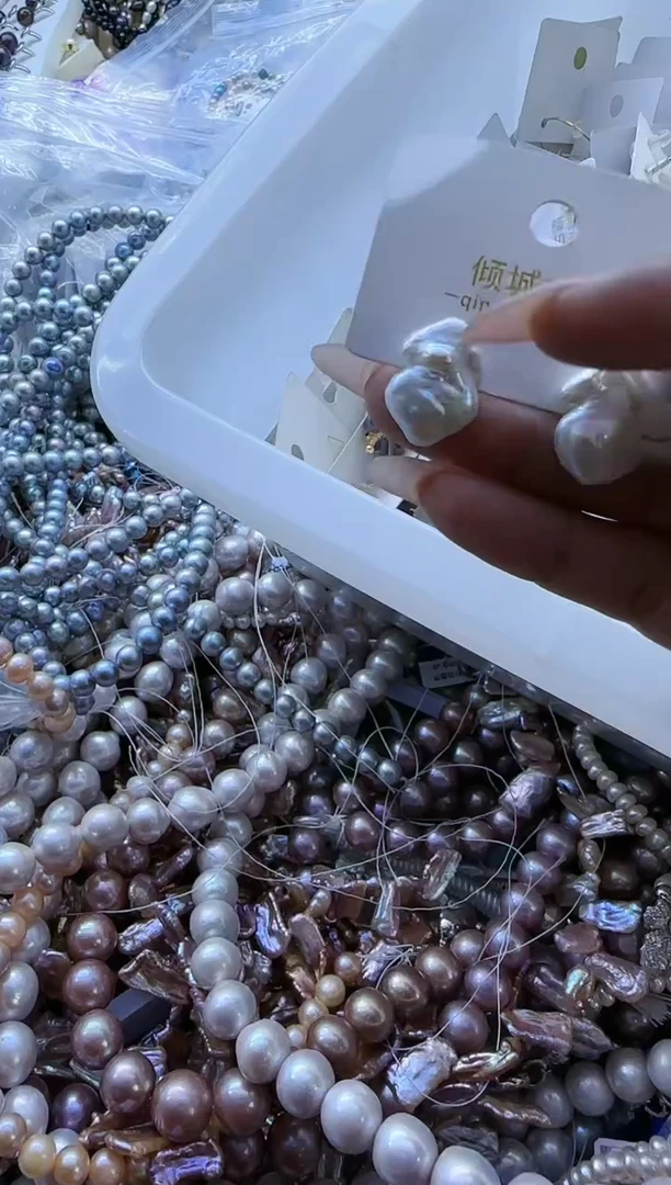 【闪购商品】淡水珍珠耳饰银S925镶嵌62