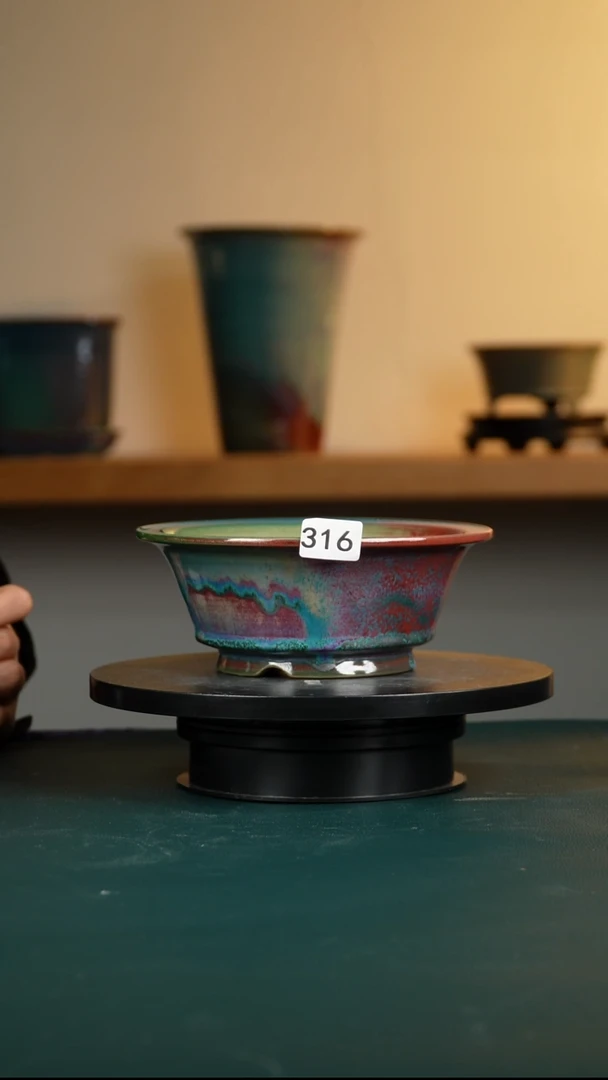 316窑变花盆7.5/6.5/18.5/15