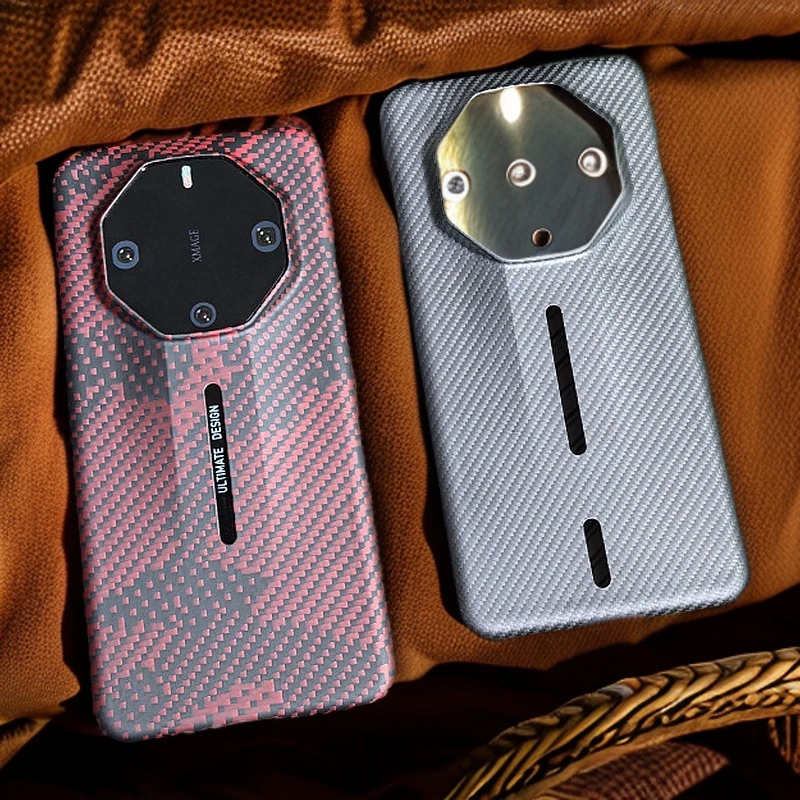 华为mate60RS手机壳芳纶纤维高档防摔适用mate60rs非凡大师薄硬壳