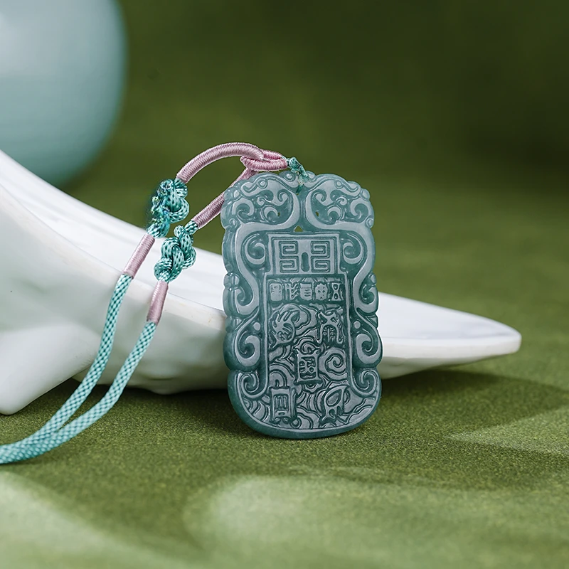 翡翠危五岳吊坠拍一个发一个 多样性发货-550520