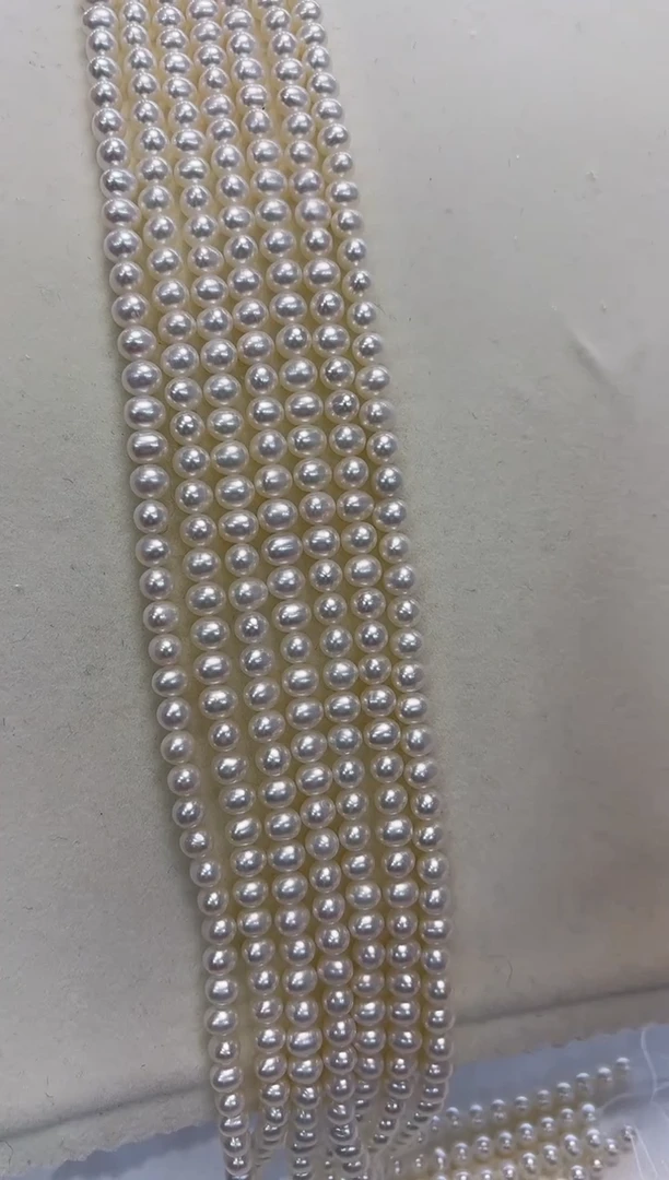 【闪购商品】淡水珍珠颈饰银S925镶嵌5.5-6无核白珠多样性发一件