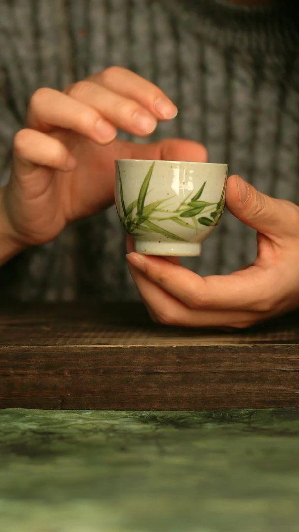 瓷器青诗集手工手绘瓷器