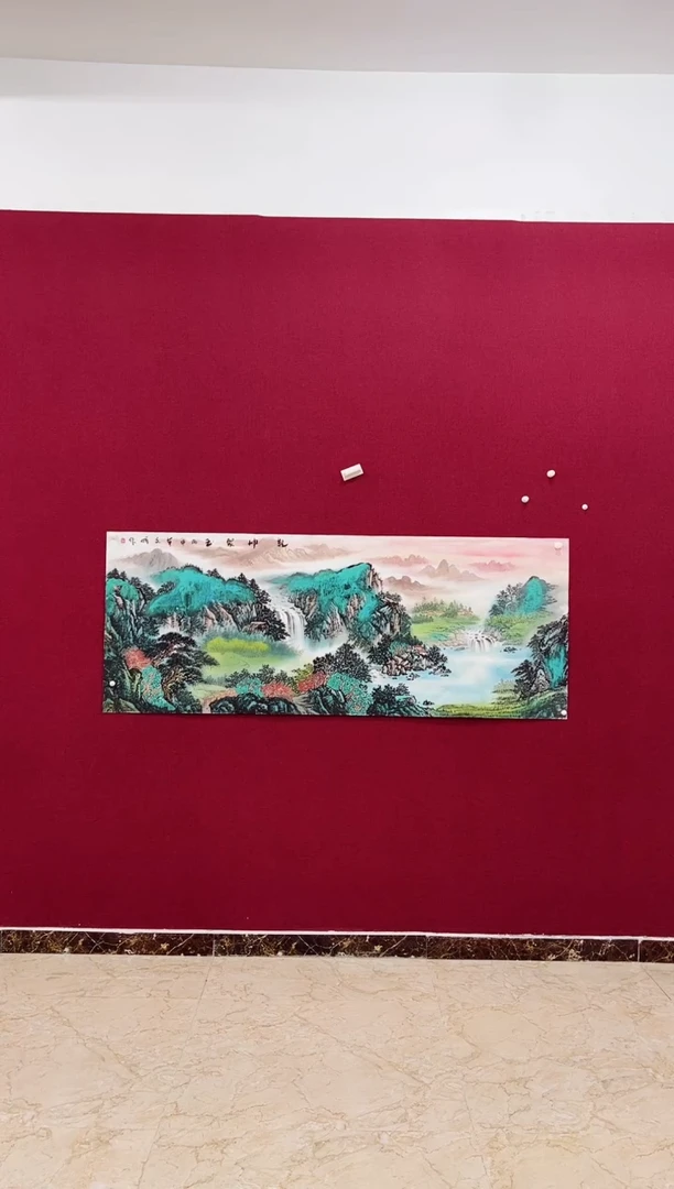 国画俯**秋师文娟的国画作品