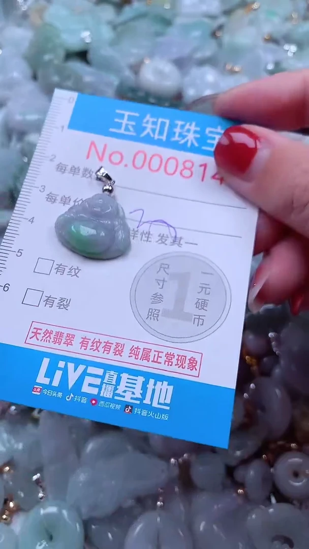 吊坠(不含链)未镶嵌翡翠8145