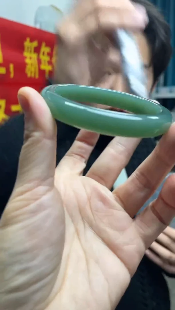 【闪购商品】和田玉颈饰未镶嵌A13且末蓝正圈60