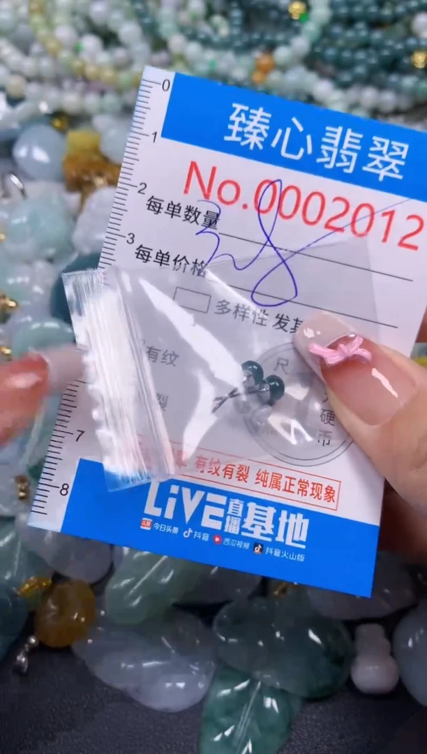 【闪购商品】翡翠颈饰未镶嵌含绳0002012