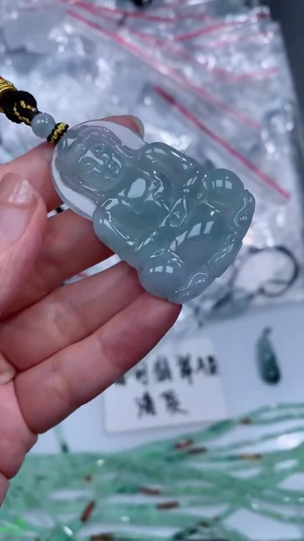 颈饰未镶嵌翡翠吊坠