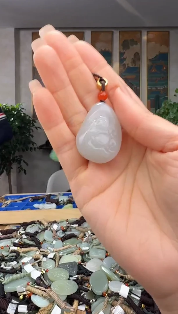 颈饰未镶嵌和田玉拍一发一多样性发货