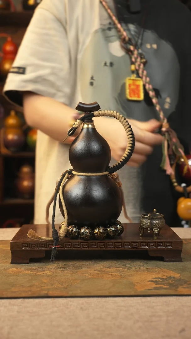 227大漆一物一拍记葫堂出品[不带手串】