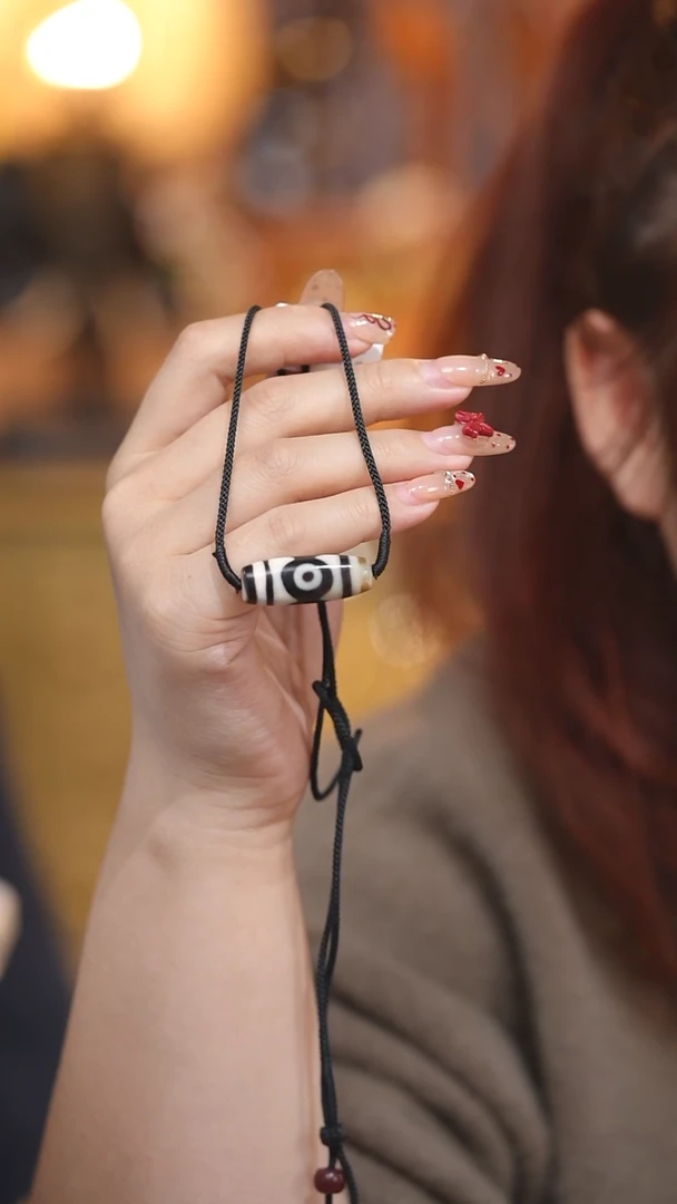 【闪购商品】玛瑙/玉髓颈饰未镶嵌Q30923猫三项链