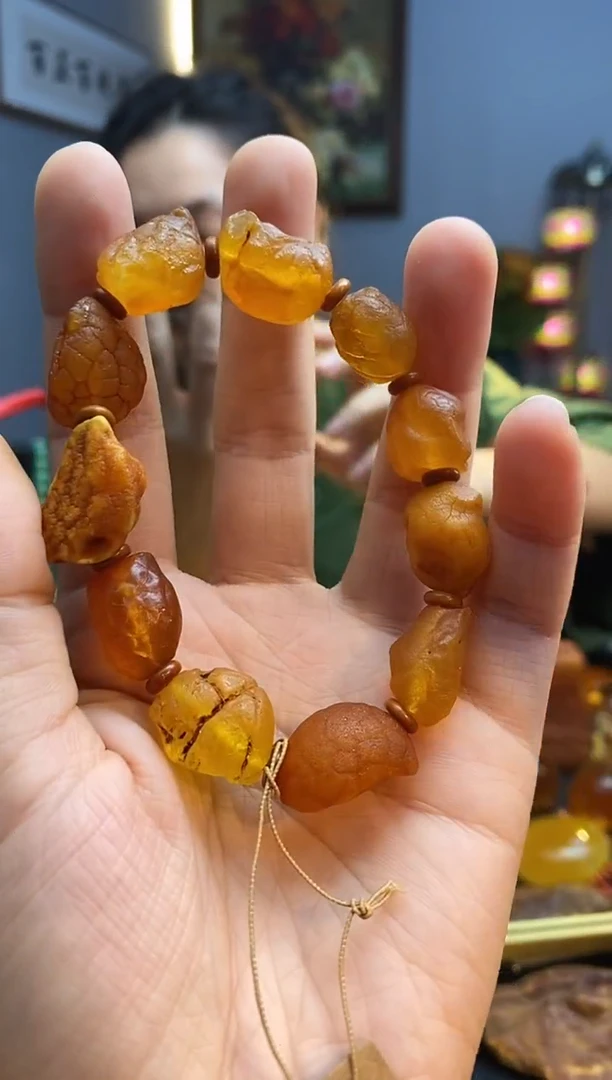 手串琥珀未镶嵌手串