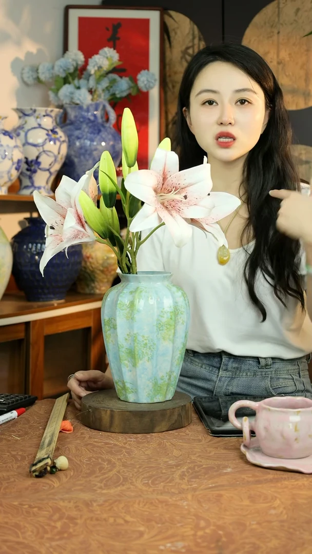 摆件天空之境系列绵绵瓶